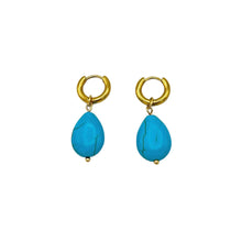 Load image into Gallery viewer, Turquoise Drop Dangles
